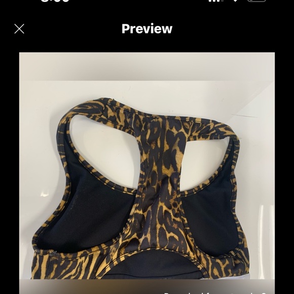 Burberry
Logo and Leopard Print Swimsuit Size M - Picture 2 of 10